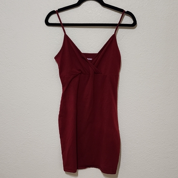 wild fable Dresses & Skirts - Wild Fable Red Ribbed Slip Dress